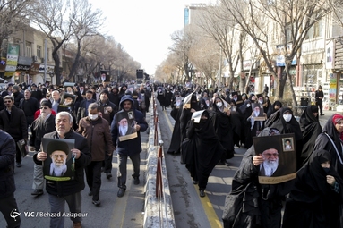 راهپیمایی مردم تبریز در محکومیت اهانت مجله شارلی ابدو