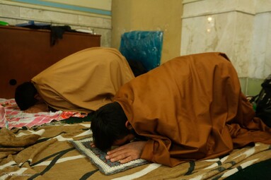 مراسم «اعمال ام داوود» در آستان حضرت عبدالعظیم (ع)