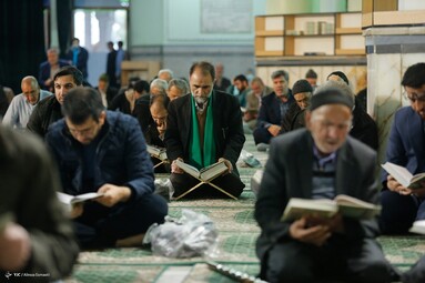 مراسم «اعمال ام داوود» در آستان حضرت عبدالعظیم (ع)