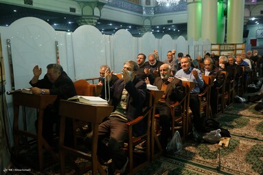 مراسم «اعمال ام داوود» در آستان حضرت عبدالعظیم (ع)