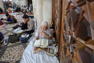 مراسم اعمال ام‌داود در مساجد قم