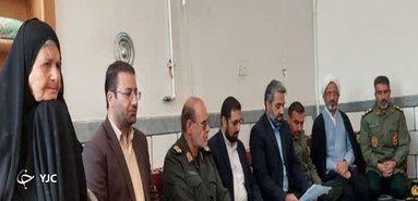 دیدار با خانواده شهدا و ایثارگران در کازرون