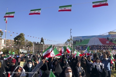 مراسم چهل و چهارمین پیروزی شکوهمند انقلاب اسلامی در شیراز