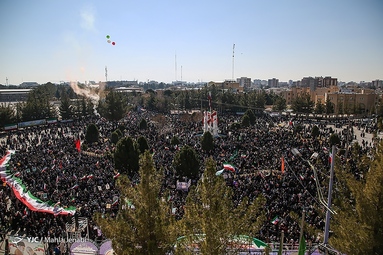 مراسم چهل و چهارمین پیروزی شکوهمند انقلاب اسلامی در رشت
