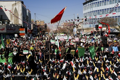 مراسم چهل و چهارمین پیروزی شکوهمند انقلاب اسلامی در شیراز
