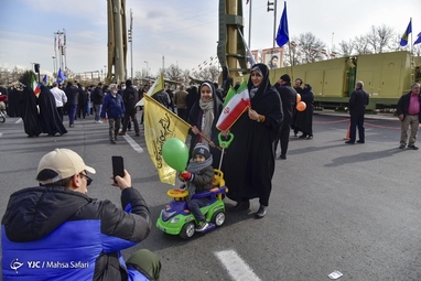 مراسم چهل و چهارمین پیروزی شکوهمند انقلاب اسلامی در تهران