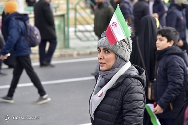 مراسم چهل و چهارمین پیروزی شکوهمند انقلاب اسلامی در تهران