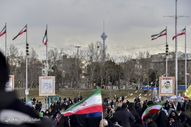 مراسم چهل و چهارمین پیروزی شکوهمند انقلاب اسلامی در تهران