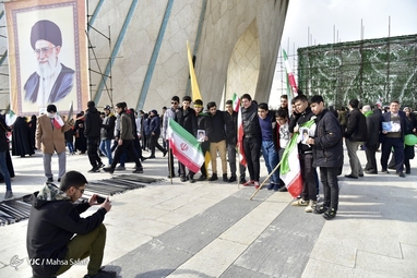 مراسم چهل و چهارمین پیروزی شکوهمند انقلاب اسلامی در تهران