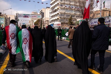مراسم چهل و چهارمین پیروزی شکوهمند انقلاب اسلامی در تهران