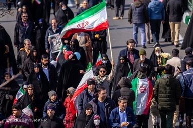 مراسم چهل و چهارمین پیروزی شکوهمند انقلاب اسلامی در تهران