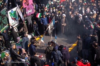 مراسم چهل و چهارمین پیروزی شکوهمند انقلاب اسلامی در تهران