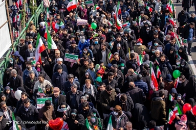 مراسم چهل و چهارمین پیروزی شکوهمند انقلاب اسلامی در تهران