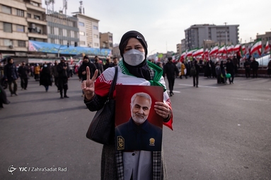 مراسم چهل و چهارمین پیروزی شکوهمند انقلاب اسلامی در تهران