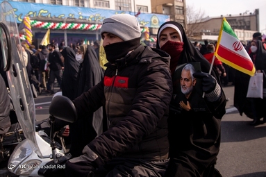 مراسم چهل و چهارمین پیروزی شکوهمند انقلاب اسلامی در تهران