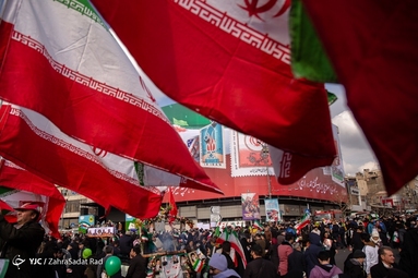 مراسم چهل و چهارمین پیروزی شکوهمند انقلاب اسلامی در تهران