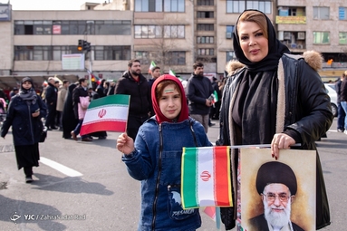 مراسم چهل و چهارمین پیروزی شکوهمند انقلاب اسلامی در تهران