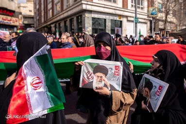 مراسم چهل و چهارمین پیروزی شکوهمند انقلاب اسلامی در تهران