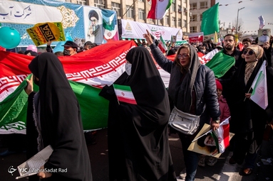مراسم چهل و چهارمین پیروزی شکوهمند انقلاب اسلامی در تهران