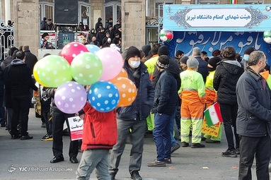 راهپیمایی ۲۲ بهمن در تبریز
