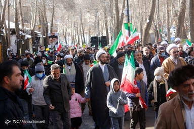 راهپیمایی ۲۲ بهمن در دماوند