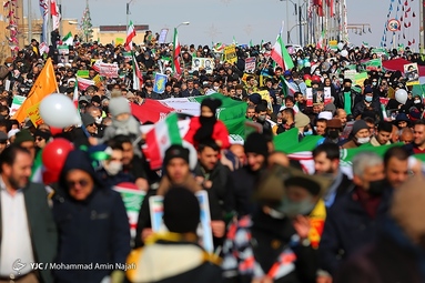 مراسم چهل و چهارمین پیروزی شکوهمند انقلاب اسلامی در همدان