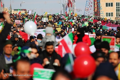 مراسم چهل و چهارمین پیروزی شکوهمند انقلاب اسلامی در همدان