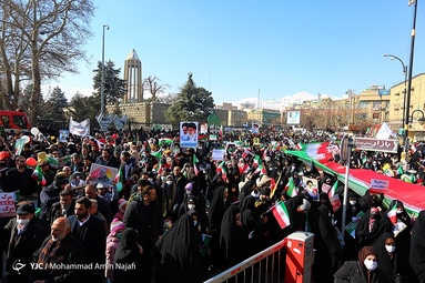 مراسم چهل و چهارمین پیروزی شکوهمند انقلاب اسلامی در همدان