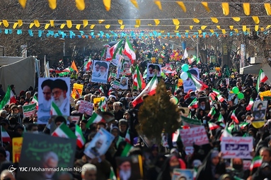 مراسم چهل و چهارمین پیروزی شکوهمند انقلاب اسلامی در همدان