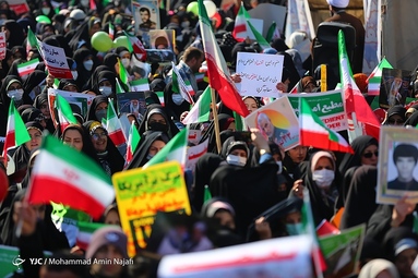 مراسم چهل و چهارمین پیروزی شکوهمند انقلاب اسلامی در همدان