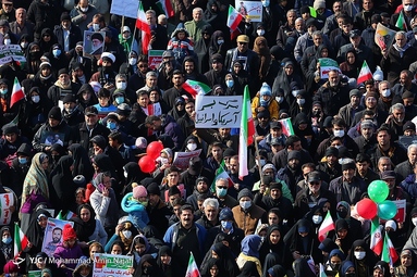 مراسم چهل و چهارمین پیروزی شکوهمند انقلاب اسلامی در همدان