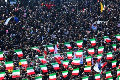 مراسم چهل و چهارمین پیروزی شکوهمند انقلاب اسلامی در همدان