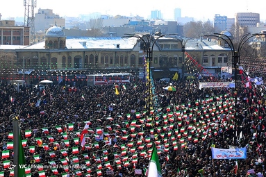 مراسم چهل و چهارمین پیروزی شکوهمند انقلاب اسلامی در همدان