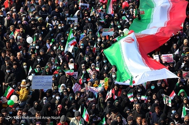 مراسم چهل و چهارمین پیروزی شکوهمند انقلاب اسلامی در همدان