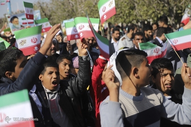 مراسم چهل و چهارمین پیروزی شکوهمند انقلاب اسلامی در خرمشهر