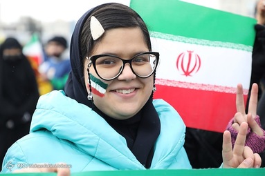 راهپیمایی 22 بهمن در مشهد 