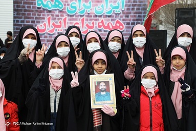 راهپیمایی 22 بهمن در مشهد 