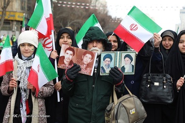 راهپیمایی 22 بهمن در مشهد 