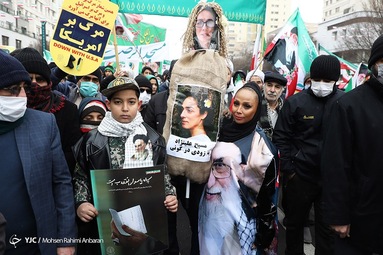 راهپیمایی 22 بهمن در مشهد 