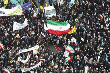 راهپیمایی 22 بهمن در مشهد 