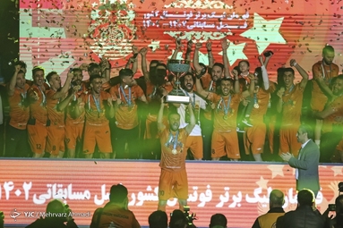 مس سونگون قهرمان لیگ فوتسال کشور