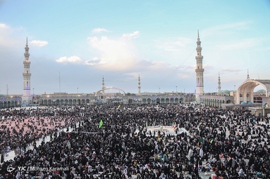 جشن نیمه شعبان در مسجد مقدس جمکران