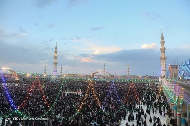 جشن نیمه شعبان در مسجد مقدس جمکران
