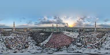 جشن نیمه شعبان در مسجد مقدس جمکران