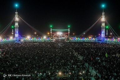 جشن نیمه شعبان در مسجد مقدس جمکران