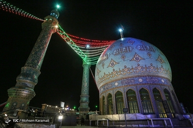 جشن نیمه شعبان در مسجد مقدس جمکران