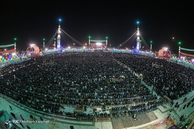 جشن نیمه شعبان در مسجد مقدس جمکران
