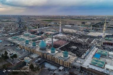 جشن نیمه شعبان در مسجد مقدس جمکران