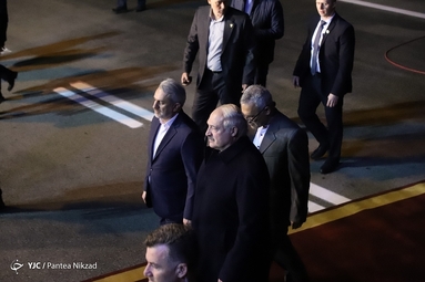 ورود رئیس جمهور بلاروس به تهران