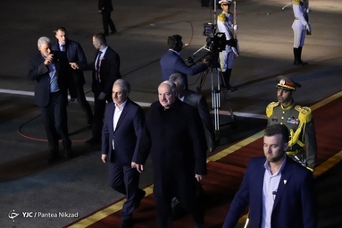 ورود رئیس جمهور بلاروس به تهران
